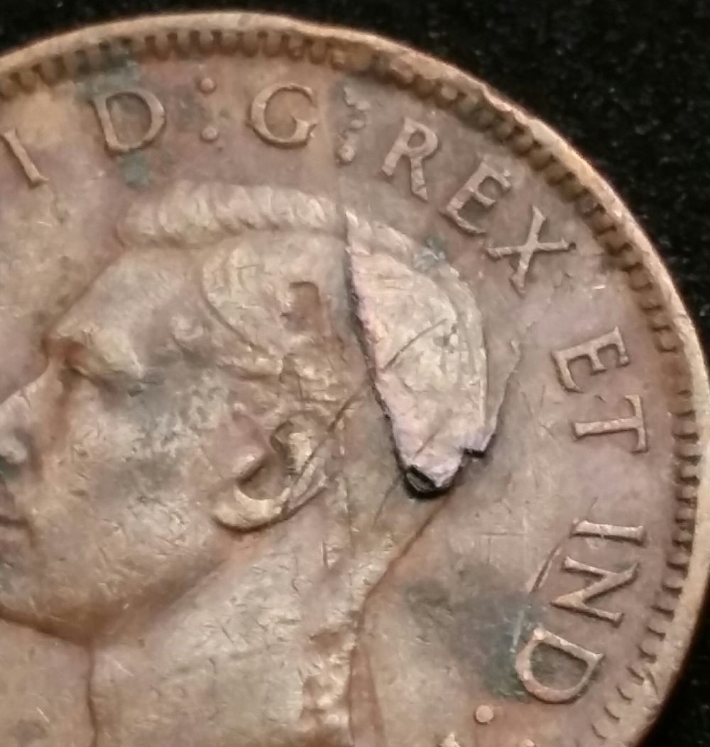 1944-Small-Cent-Flawed-Planchet.